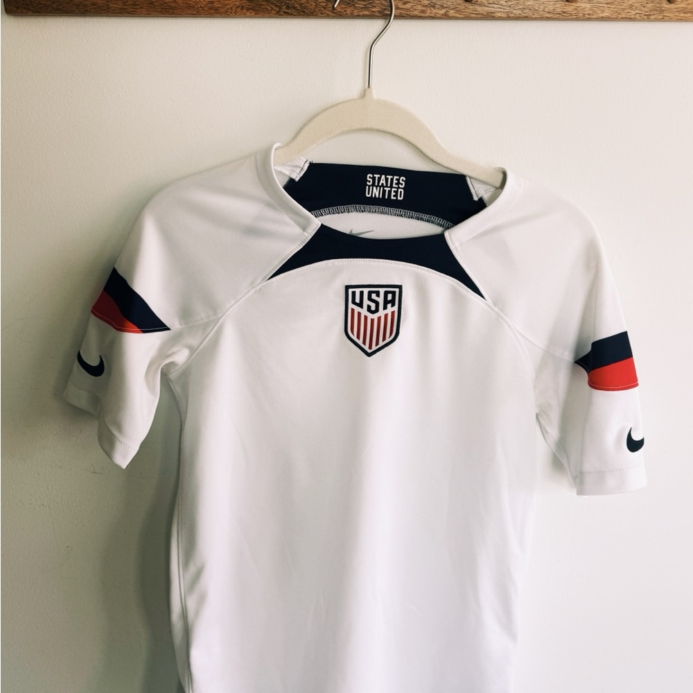 Nike Kids White and Red Jersey